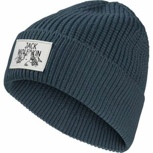 Jack Wolfskin BADGE BEANIE Zimní čepice, modrá, velikost obraz