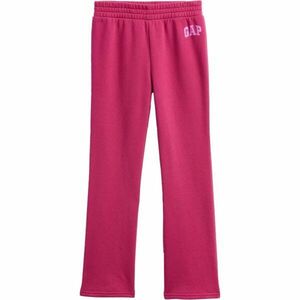GAP V-BOOTCUT LOGO PANT Dívčí tepláky, růžová, velikost obraz