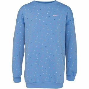 Nike SPORTSWEAR CLUB FLEECE Dívčí mikina, modrá, velikost obraz