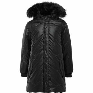 Lewro DENVIA Dívčí zimní kabát, černá, velikost 152-158 obraz