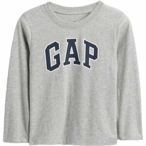 GAP V-FRCH LS LOGO TEE Dětské tričko, šedá, velikost 2Y obraz