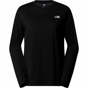 The North Face W L/S SIMPLE DOME TEE Dámské tričko s dlouhým rukávem, černá, velikost obraz