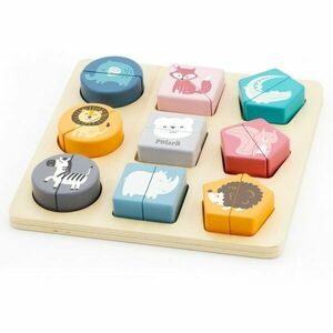 VIGA ZOO Dřevěné vkládací puzzle, mix, velikost obraz