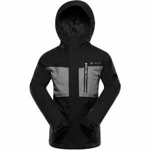 ALPINE PRO COMEDO Dětská lyžařská bunda, černá, velikost 128-134 obraz