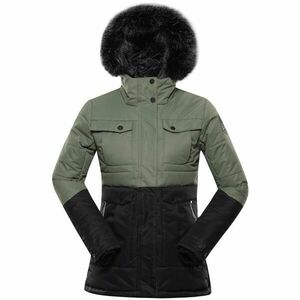 ALPINE PRO EGYPA Dámská zimní bunda, tmavě zelená, velikost obraz