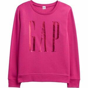 GAP V-LOGO DOORBUSTER CREW Dámská mikina s logem, růžová, velikost obraz
