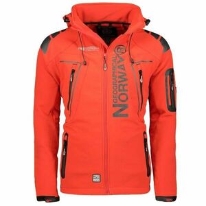 GEOGRAPHICAL NORWAY TECHNO HOODIE Pánská softshellová bunda, červená, velikost obraz