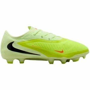 Nike JR PHANTOM 6 LOW PRO FG/MG Dětské kopačky, světle zelená, velikost 37.5 obraz