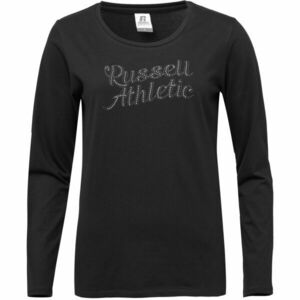 Russell Athletic LS CREW T-SHIRT Dámské tričko, černá, velikost obraz