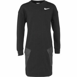 Nike SPORTSWEAR Dívčí šaty, černá, velikost obraz