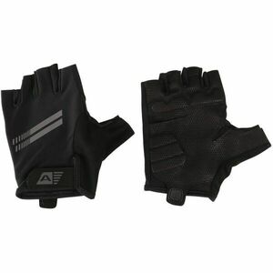 ALPINE PRO MESE Unisex cyklistické rukavice, černá, velikost obraz
