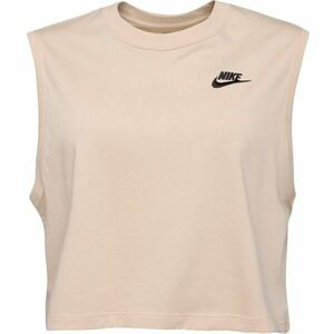 Nike SPORTSWEAR CLUB Dámské tílko, béžová, velikost obraz