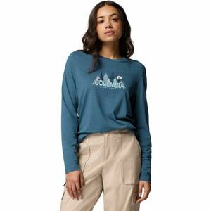 Columbia RUBY SPRINGS GRAPHIC LS TEE Dámské tričko, tyrkysová, velikost obraz