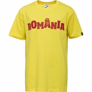 Joma FED. FUTBOL RUMANÍA 4TH REPLICA OPT G SHORT SLEEVE T-SHIRT JR Dětské triko, žlutá, velikost XXXS obraz