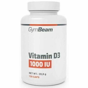 GymBeam VITAMIN D3 1000 IU 60 CAPS Doplněk stravy, , velikost obraz