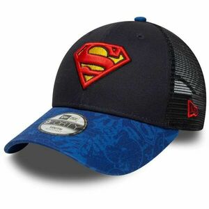 New Era SUPERMAN YOUTH TRUCKER 9FORTY Dětská kšiltovka, černá, velikost YOUTH obraz