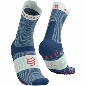 Compressport PRO RACING SOCK v4.0 RUN HIGH Běžecké ponožky, modrá, velikost obraz