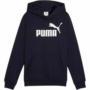 Puma ESSENTIALS NO.1 LOGO HOODIE FL B Chlapecká mikina, tmavě modrá, velikost obraz