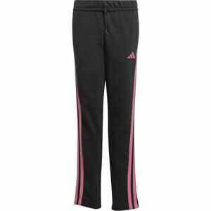 adidas ESSENTIALS 3-STRIPES FLEECE PANTS Juniorské tepláky, černá, velikost obraz