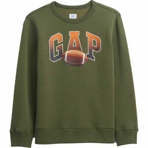 GAP V-FA LOGO CREW Chlapecká mikina, khaki, velikost obraz
