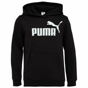 Puma ESSENTIALS NO.1 LOGO HOODIE FL G Dívčí mikina, černá, velikost obraz