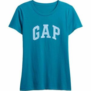 GAP V-SS LOGO CLASSIC TEE Dámské tričko, tyrkysová, velikost obraz