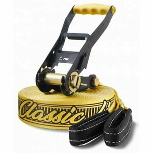 GIBBON CLASSICLINE XL TREEWEAR SET Slackline set, žlutá, velikost obraz