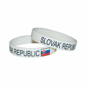 SPORT TEAM NÁRAMEK SILIKON SR 2 Silikonový náramek, bílá, velikost obraz