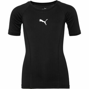 Puma LIGA BASELAYER TEE Chlapecké funkční triko, černá, velikost obraz