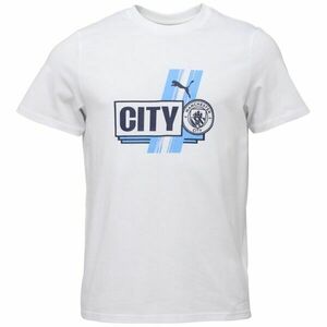 Puma MANCHESTER CITY FC FTBLCULTURE TEE Pánské triko, bílá, velikost obraz