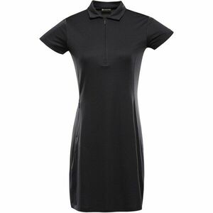 ALPINE PRO EDELA 2 Dámské rychleschnoucí šaty, černá, velikost obraz