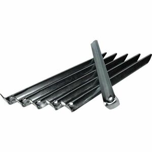 Crossroad TENT PEG Náhradní kolíky, stříbrná, velikost obraz