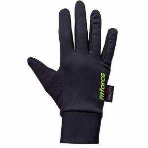 Fitforce TRACKERS JR Juniorské zimní běžecké rukavice, černá, velikost 13-14Y obraz