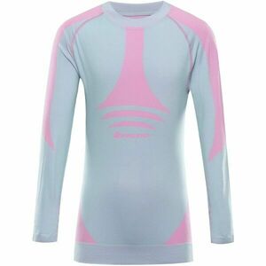 ALPINE PRO AMBOSO Dětské funkční spodní triko, světle modrá, velikost obraz