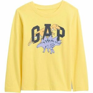 GAP V-AUG BF LS GR T Dětské tričko, žlutá, velikost 2Y obraz