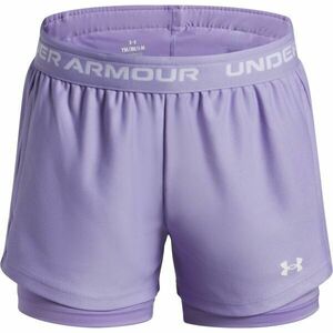 Under Armour TECH PLAY UP 2N1 SHORT Dívčí šortky, fialová, velikost M obraz