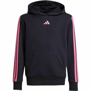 adidas ESSENTIALS 3- STRIPES Dětská mikina, černá, velikost obraz