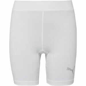 Puma LIGA BASELAYER SHORT TIGH Dětské sportovní šortky, bílá, velikost obraz