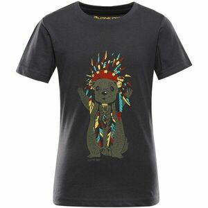 ALPINE PRO ECOMO 3 Dětské triko, černá, velikost 92-98 obraz