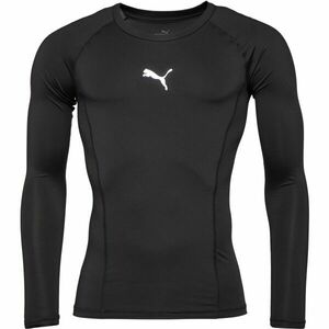 Puma LIGA BASELAYER LONG SLEEVE TEE Pánské funkční triko, černá, velikost obraz