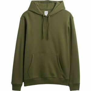 GAP V-FRCH TONAL MINI LOGO RELAXED PO HD Pánská mikina s kapucí, khaki, velikost obraz