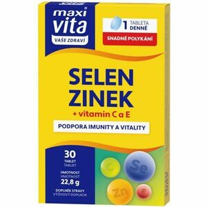 VITAR MAXI VITA SELEN + ZINEK + VIT. C, E 30 TBL. BLISTR Doplněk stravy, , velikost obraz