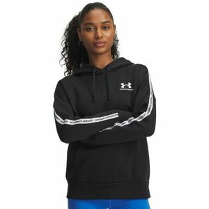 Under Armour ICON FLEECE TAPED Dámská mikina s kapucí, černá, velikost M obraz