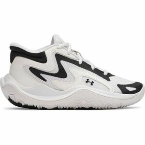 Under Armour GS JET 25 Dětská basketbalová obuv, bílá, velikost 39 obraz