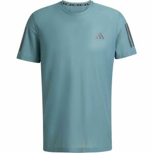 adidas OWN THE RUN TEE Pánské běžecké tričko, tmavě zelená, velikost XXL obraz
