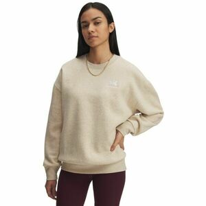 Under Armour ESSENTIAL FLC OS CREW Dámská mikina, béžová, velikost S obraz