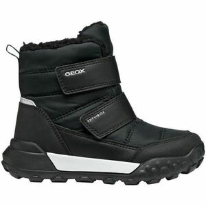 Geox J TREKKYUP B ABX F Dětská zimní obuv, černá, velikost obraz