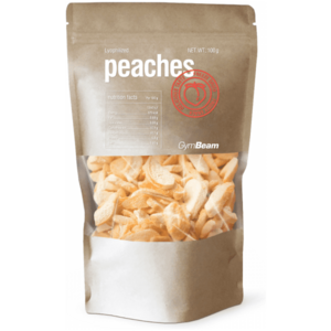 GymBeam LYOFILIZOVANÉ BROSKVE – 100 G Snack, , velikost obraz