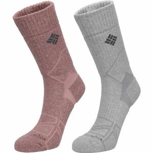 Columbia 2PP HIKE CREW Dámské ponožky, růžová, velikost obraz