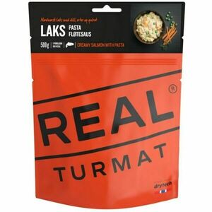 REAL TURMAT LOSOS S TĚSTOVINAMI VE SMETANOVÉ OMÁČCE 500G Cestovní a expediční strava, dummy, velikost obraz